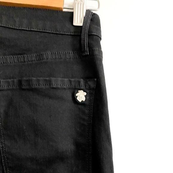 Black Orchid Lara Hi Rise Lace Down Skinny Jeans - Picture 12 of 12